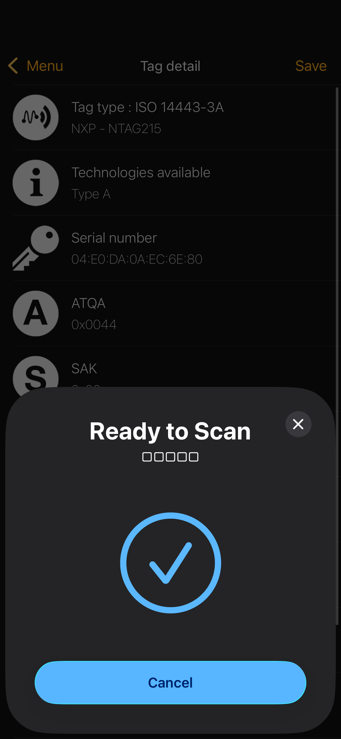 image of NFC Tools App