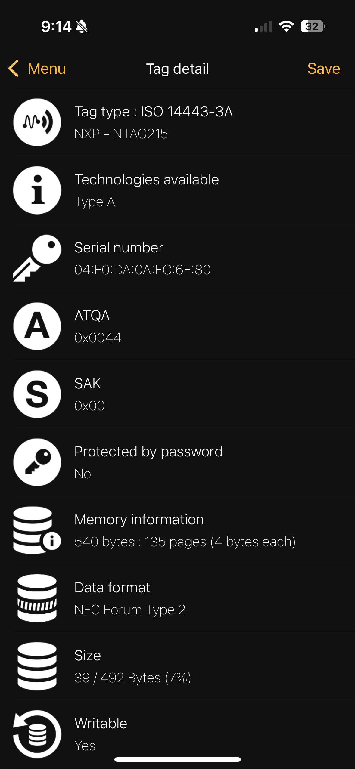 image of NFC Tools App